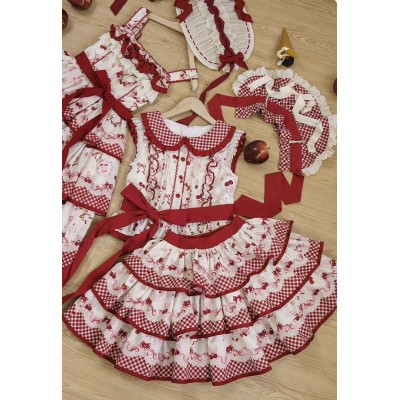 Honey Machine The Cherry Is Ripe Top and Skirt Set(3rd Reservation/Full Payment Without Shipping)